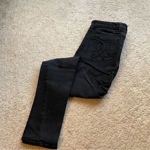 Bardot Australia Black Straight Legged Jeans - Size US 4